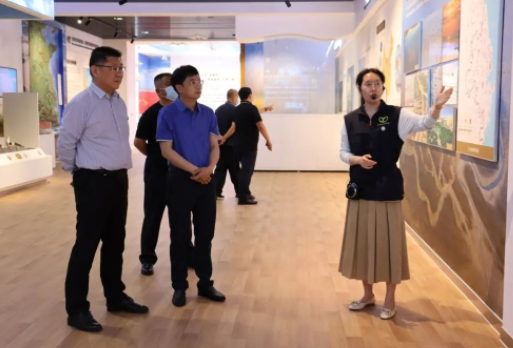 山东黄河三角洲国家自然保护区管委会来盐考察调研